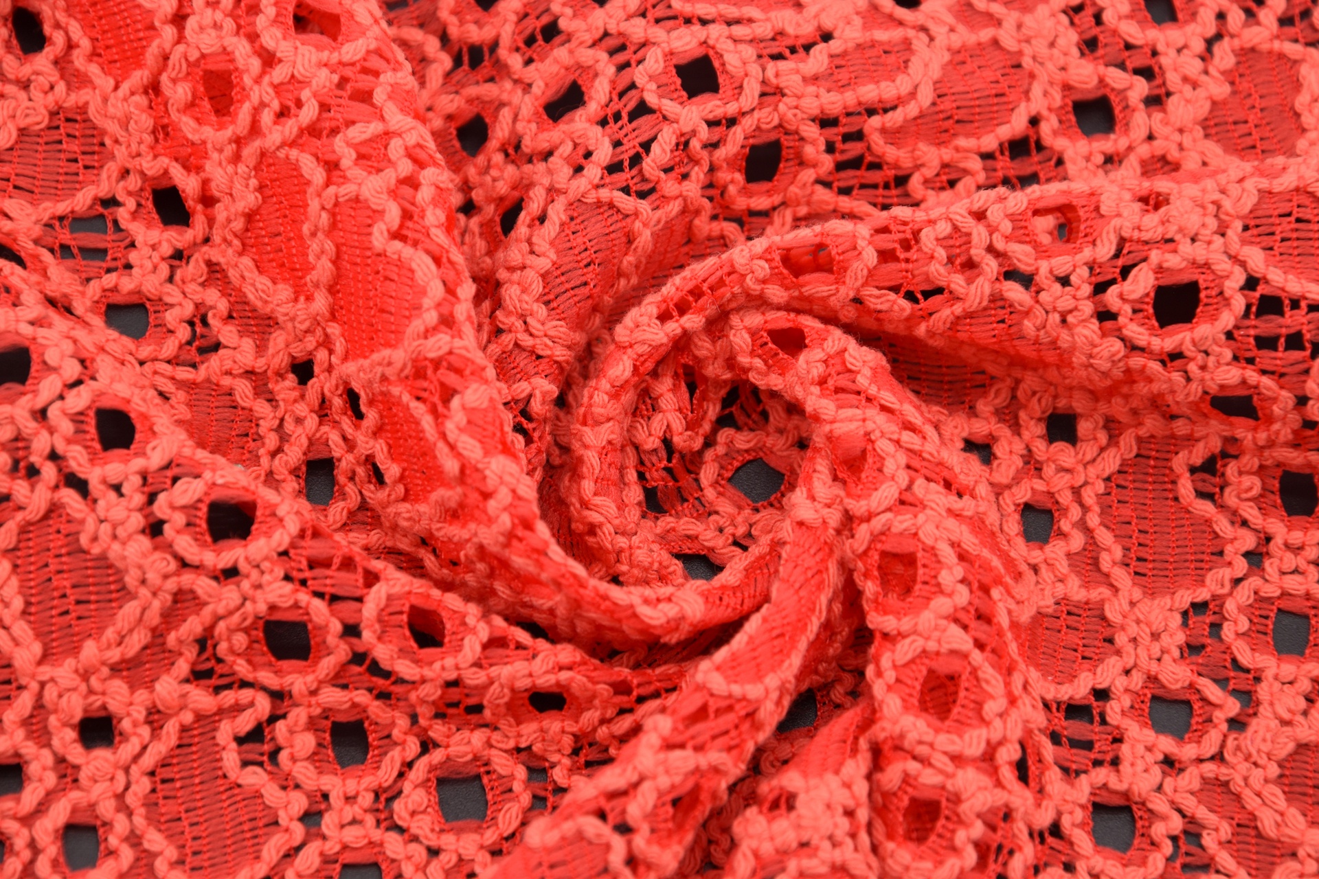 Spitze Baumwolle Rot