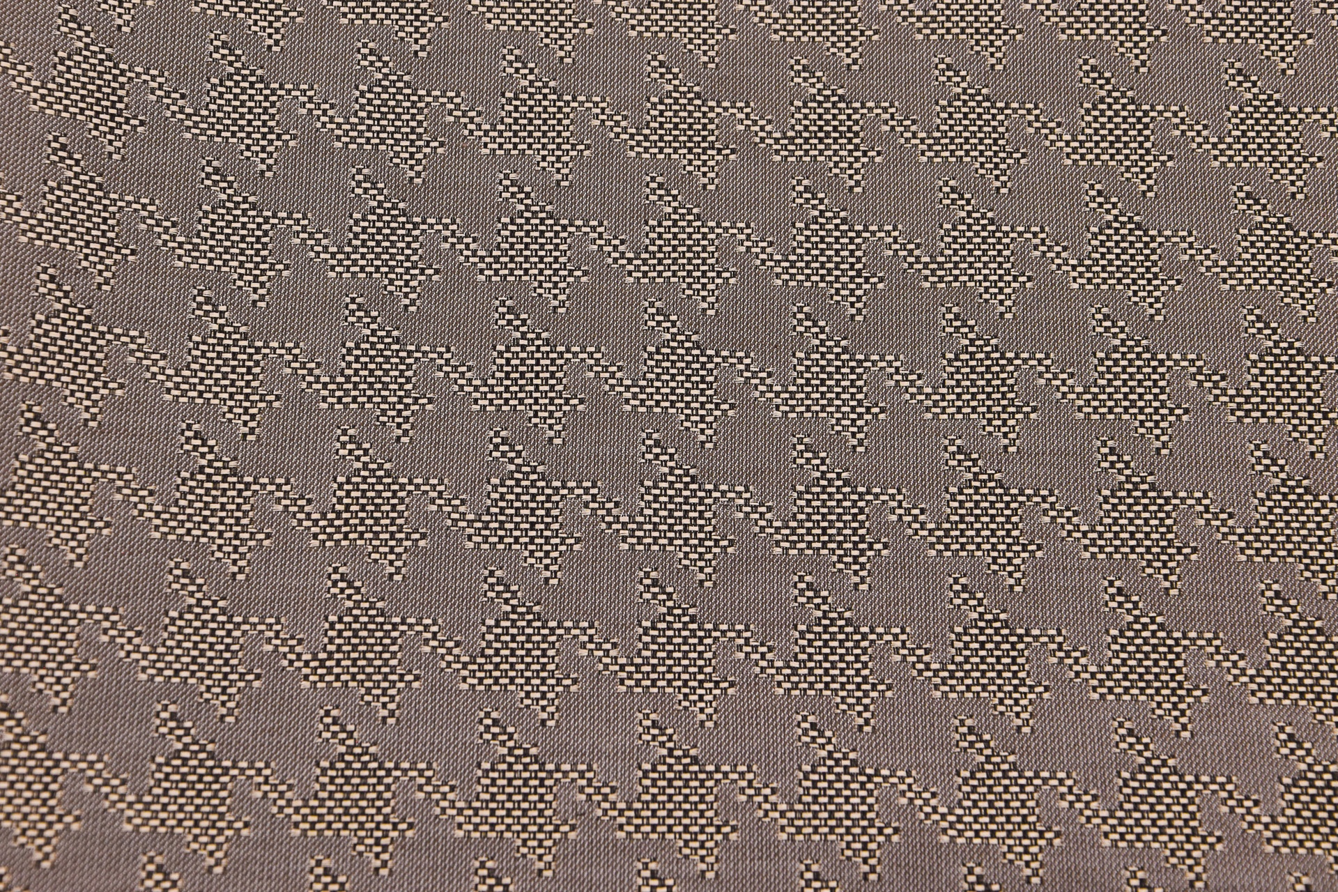 Jacquard gemustert Grau-grundig