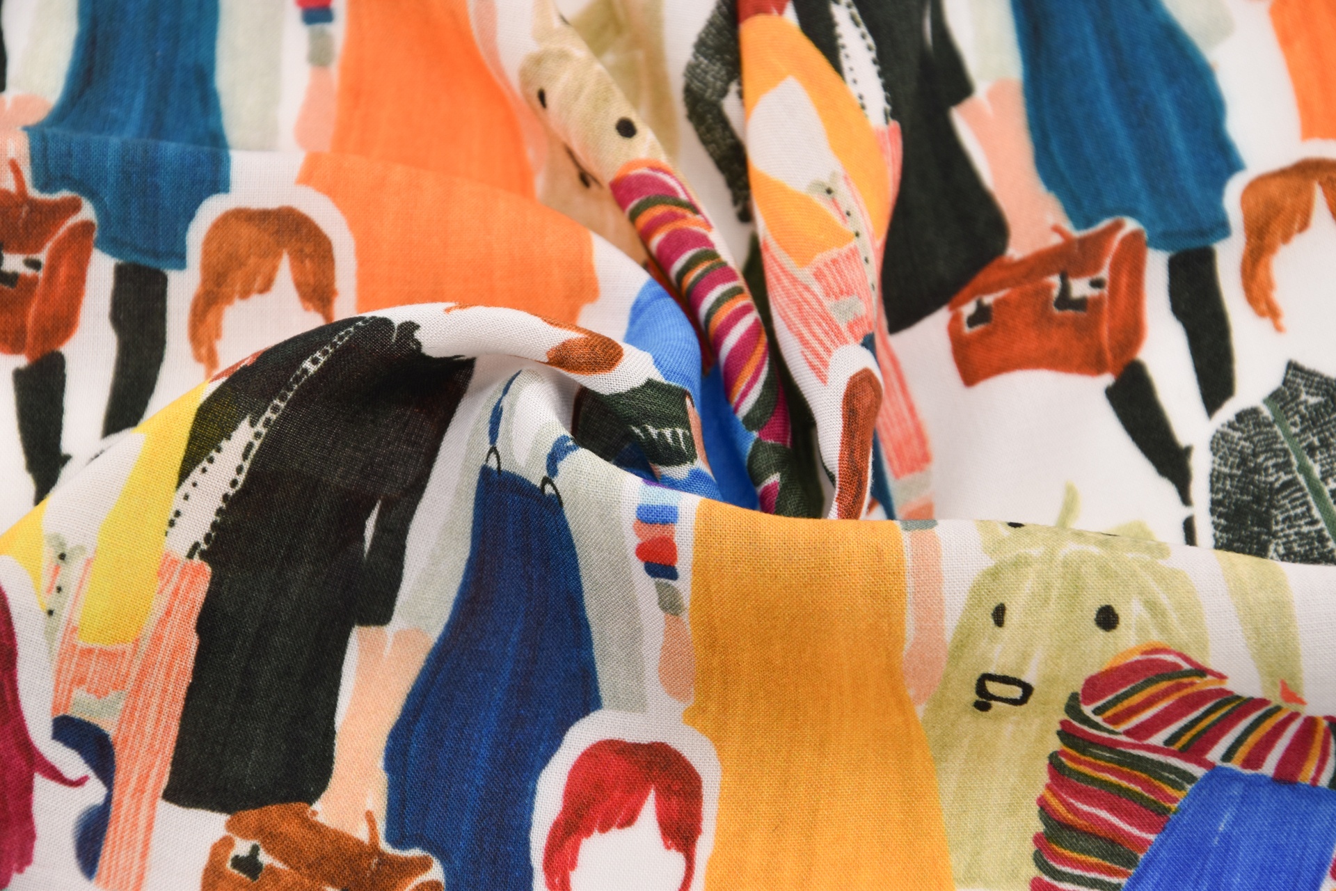 Viskoseprint Bunt