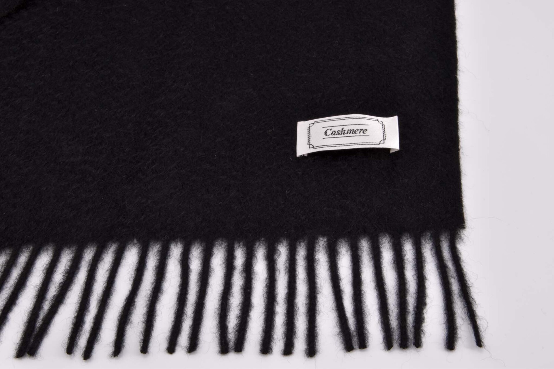 Kaschmir-Schal Schwarz