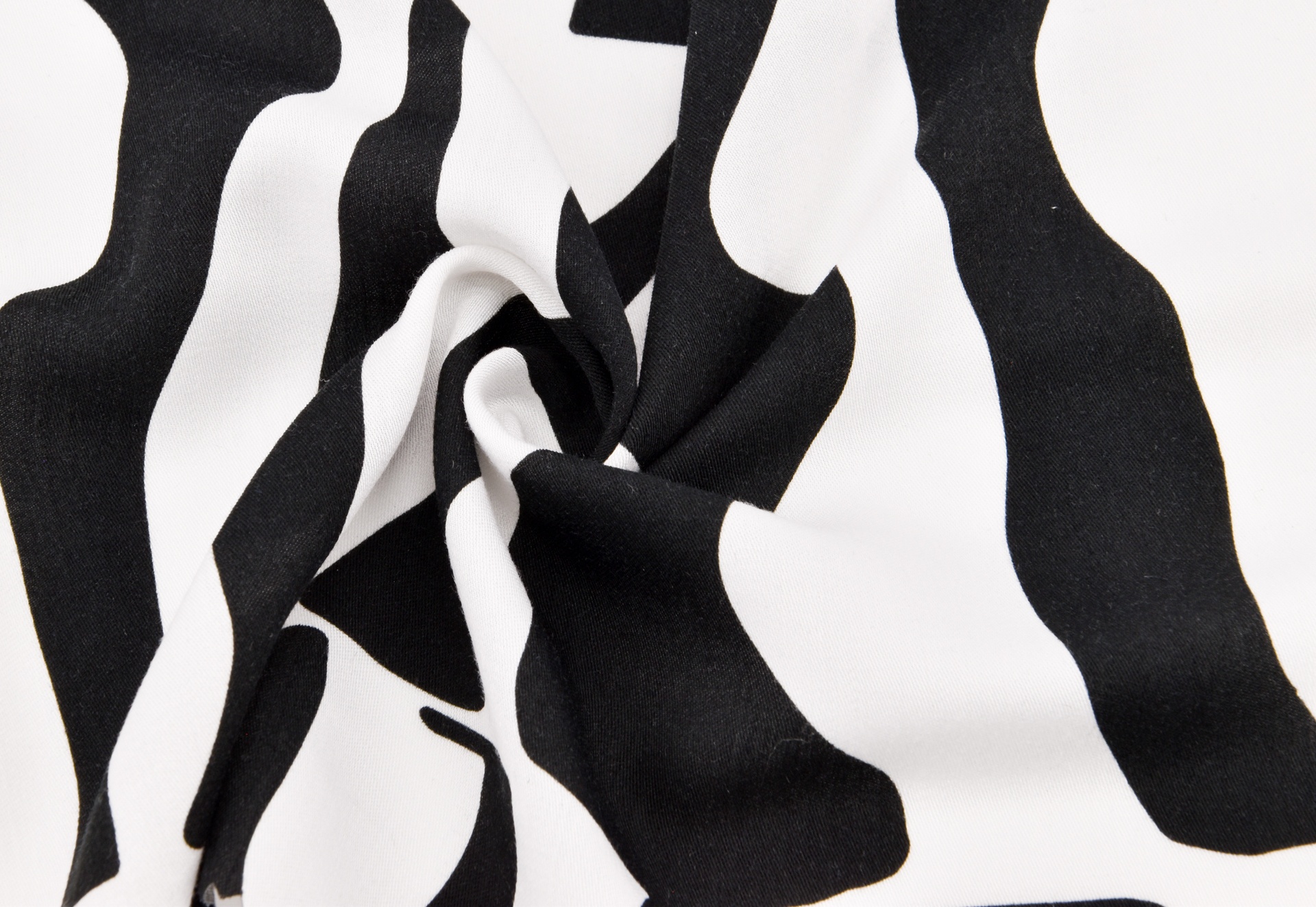 Viskoseprint Schwarz / Weiß