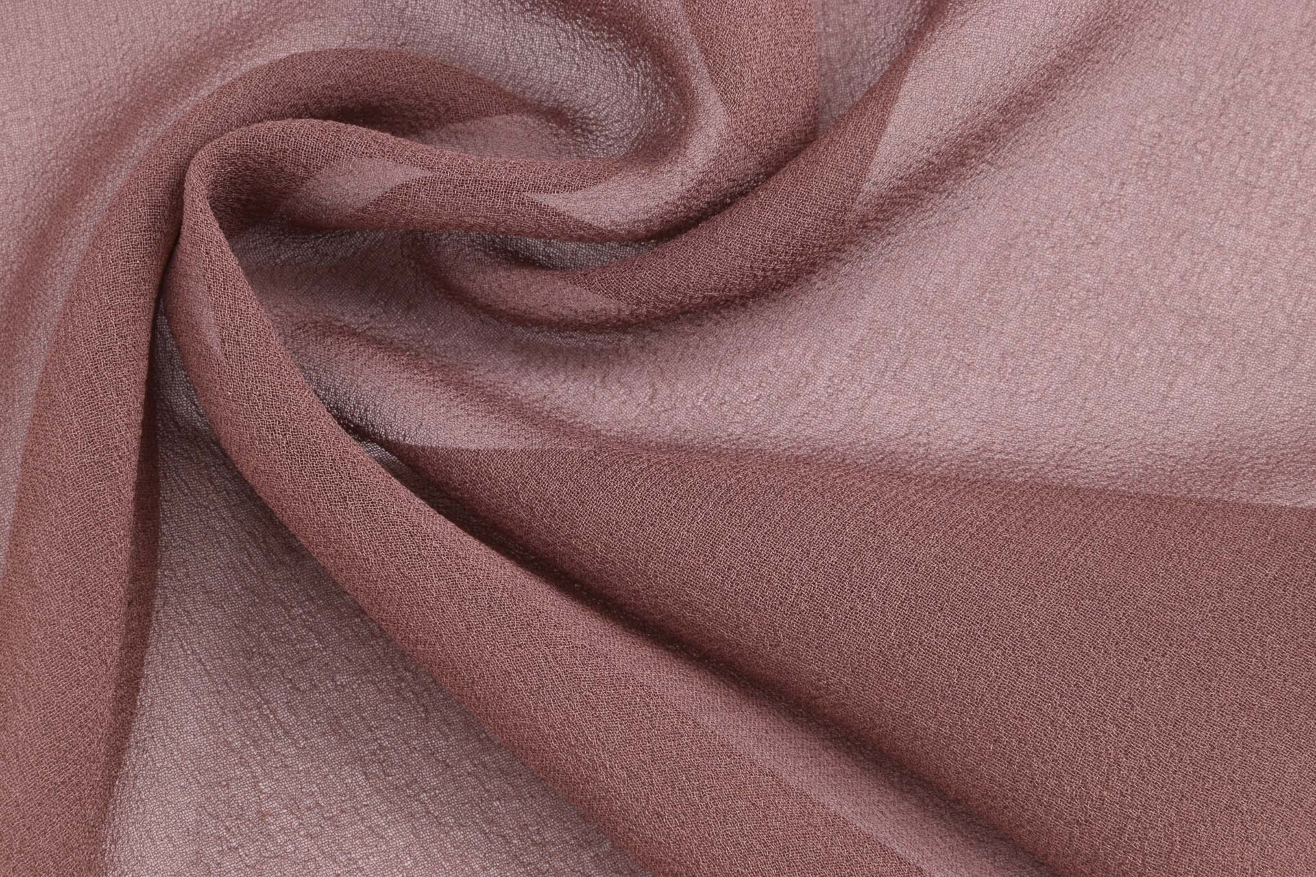 Seidenchiffon Rotbraun