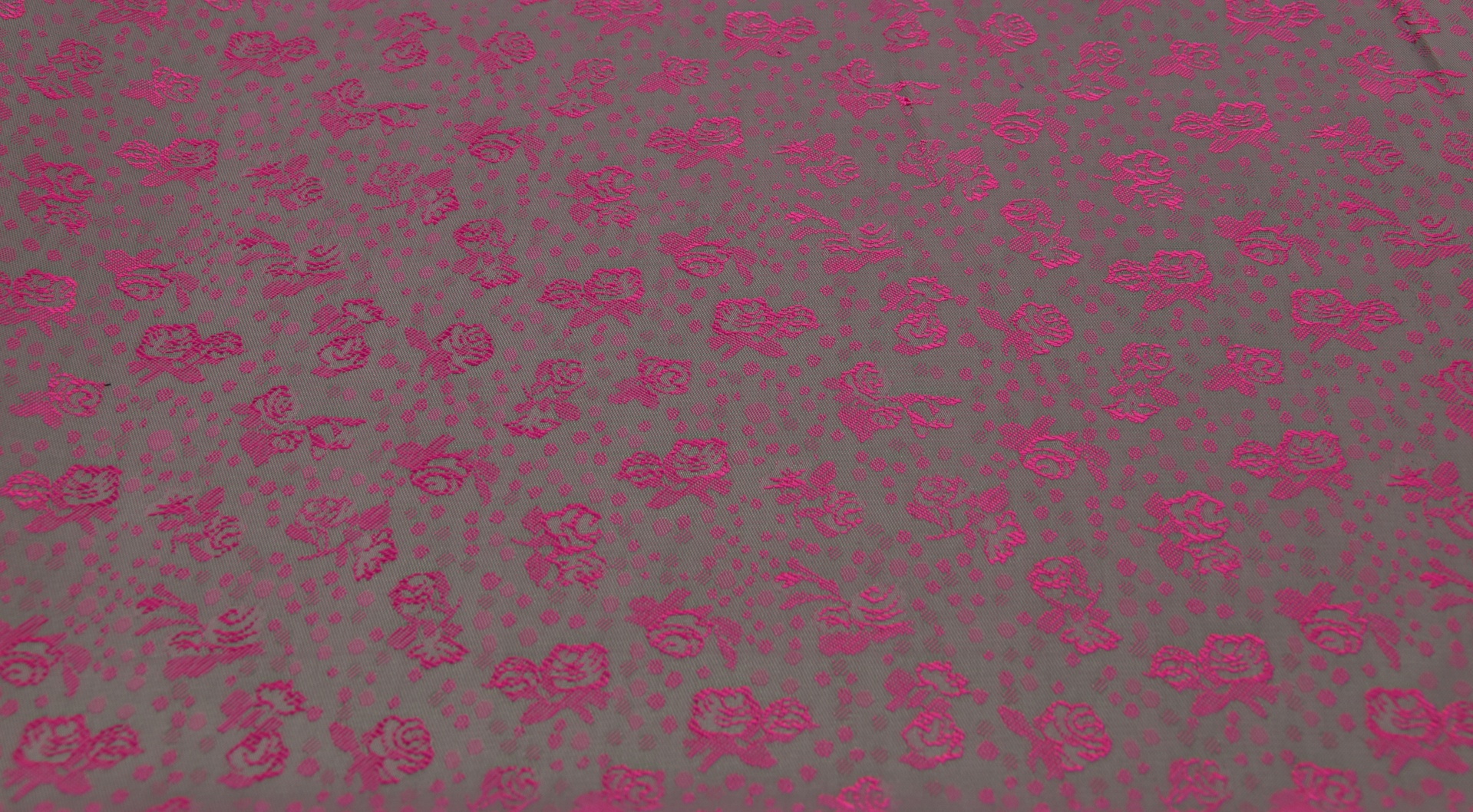 Futtertaft Floral Pink Grün