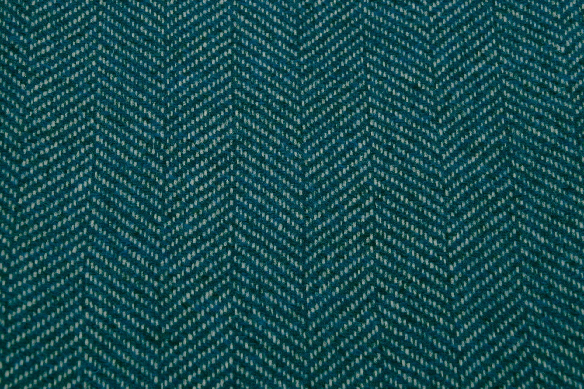 Donegal Tweed Style Fischgrat Jeansblau-Wollweiß