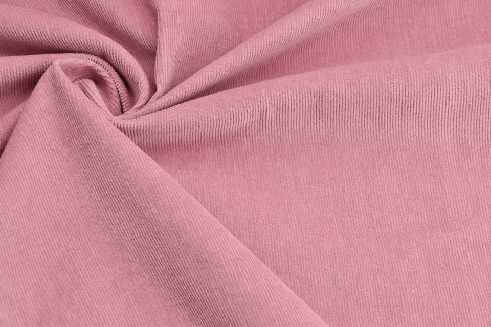 Feincord in Rosa