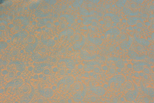 Taft Paisley Paisley Gold Türkis
