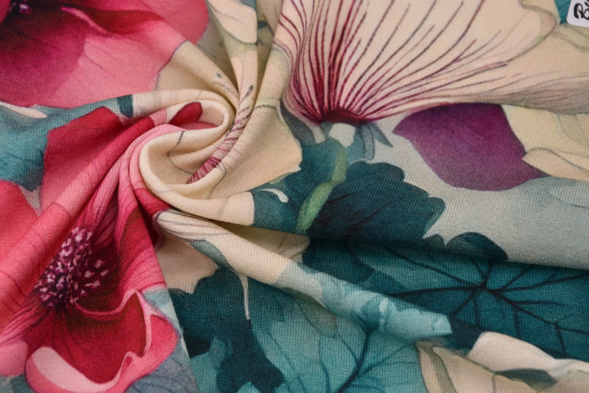 Jerseyprint gemustert