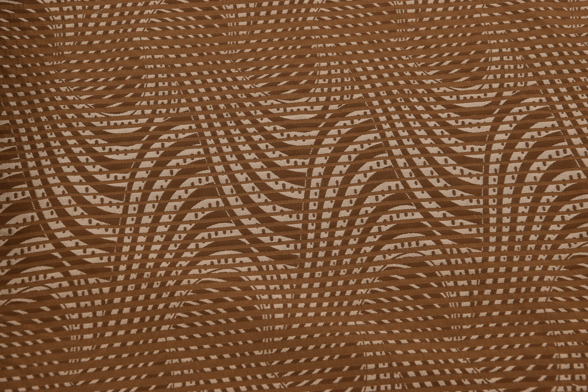 Jacquard gemustert Camel-grundig