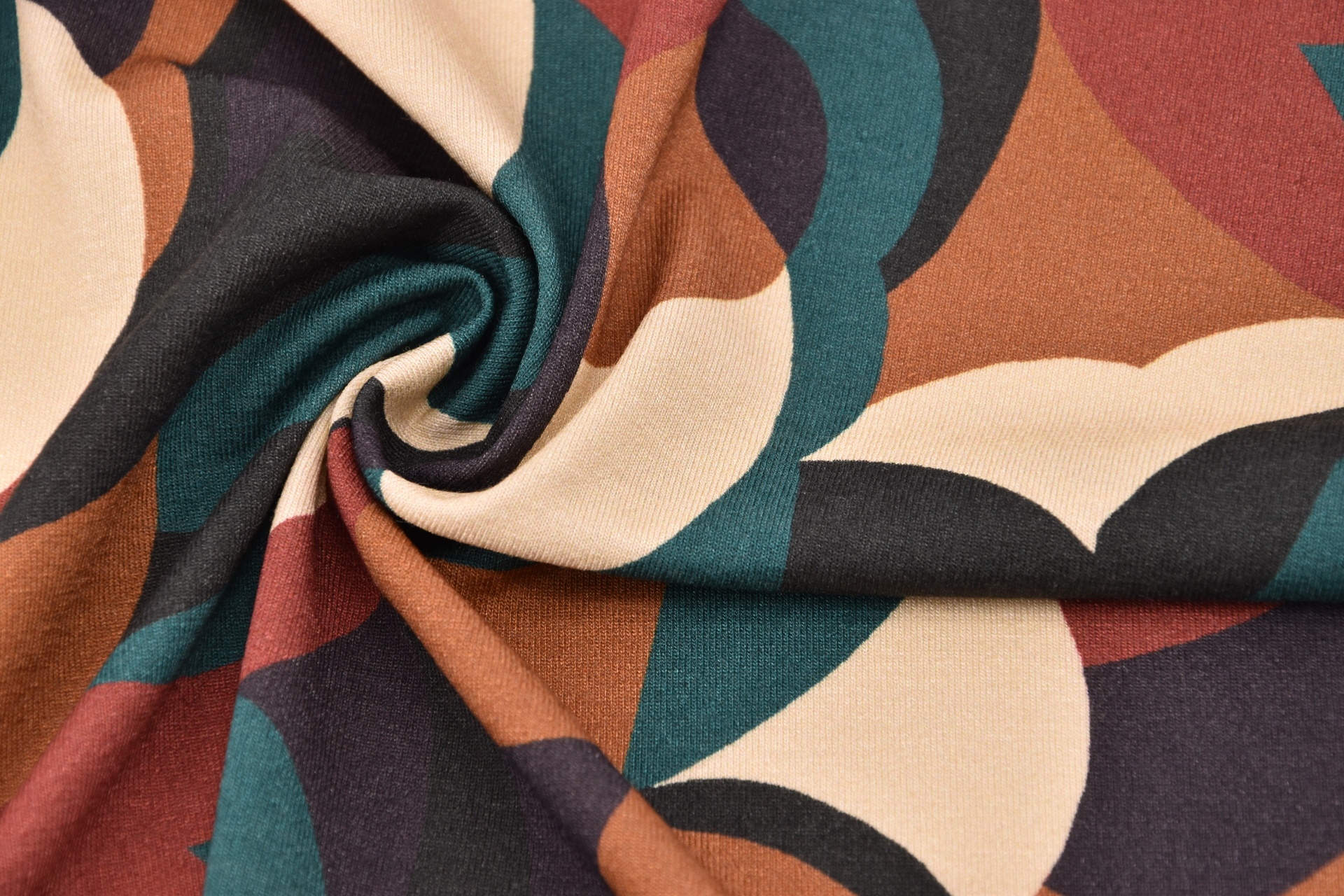 Jerseyprint gemustert