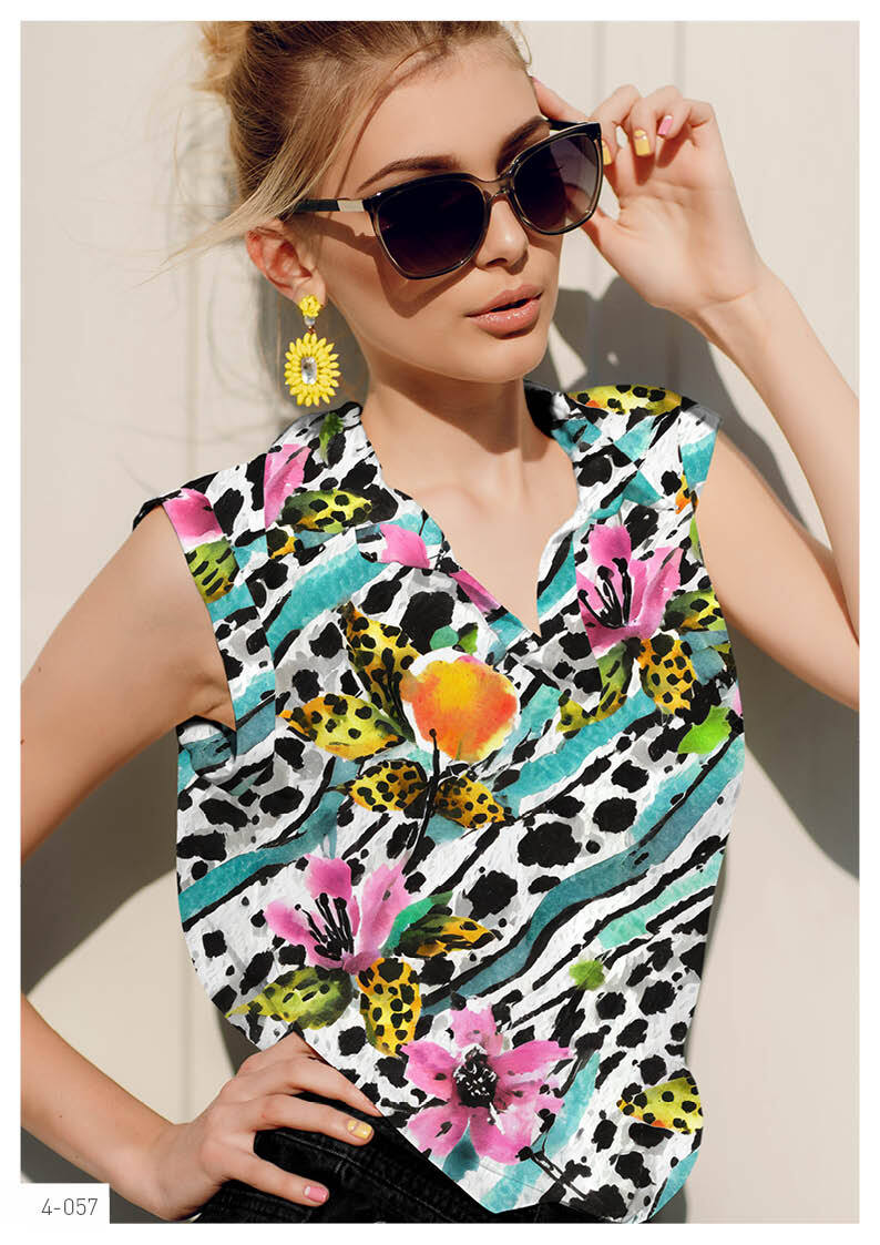 Jerseyprint Viskose Bunt