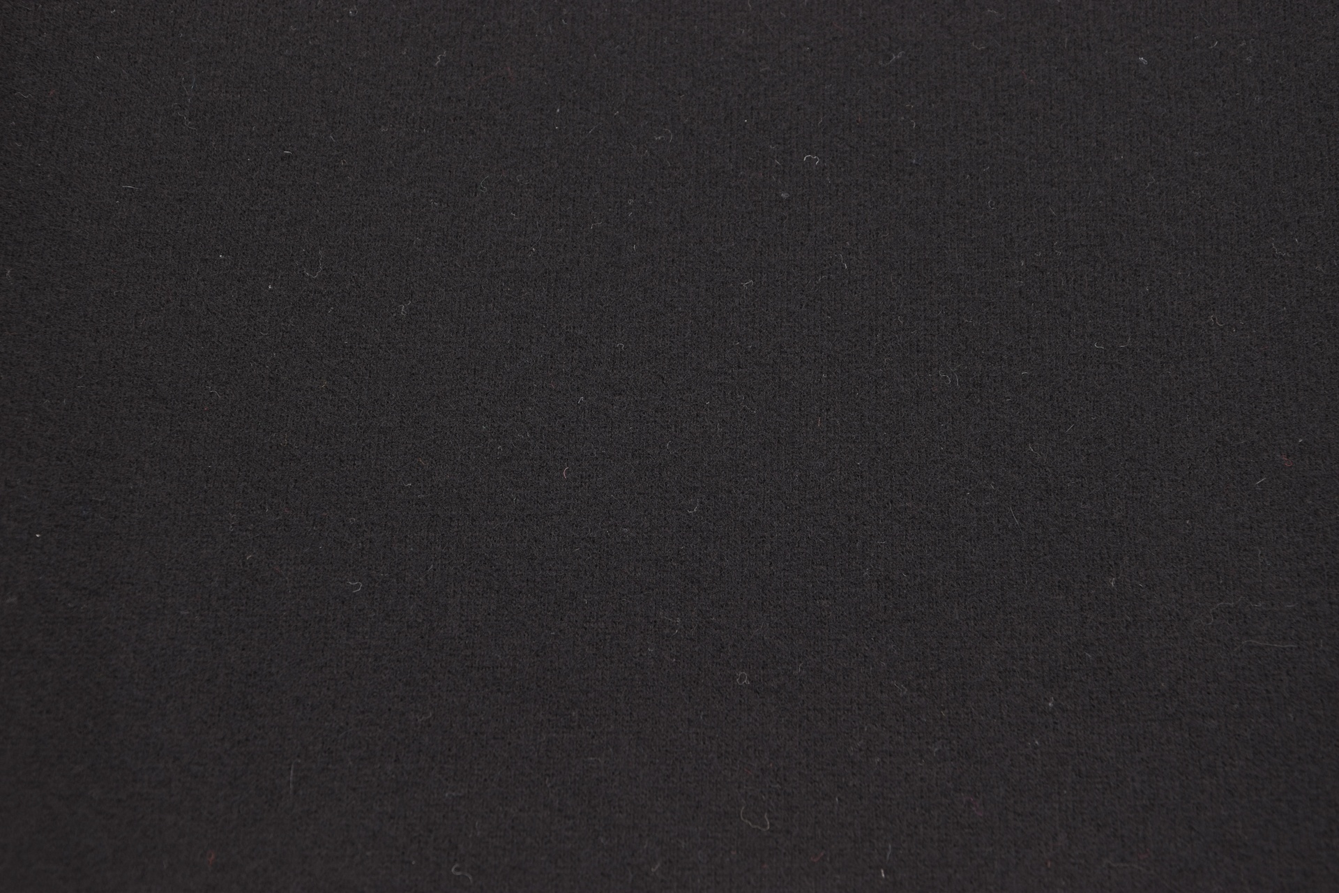Mantelstoff aus Wolle Schwarz