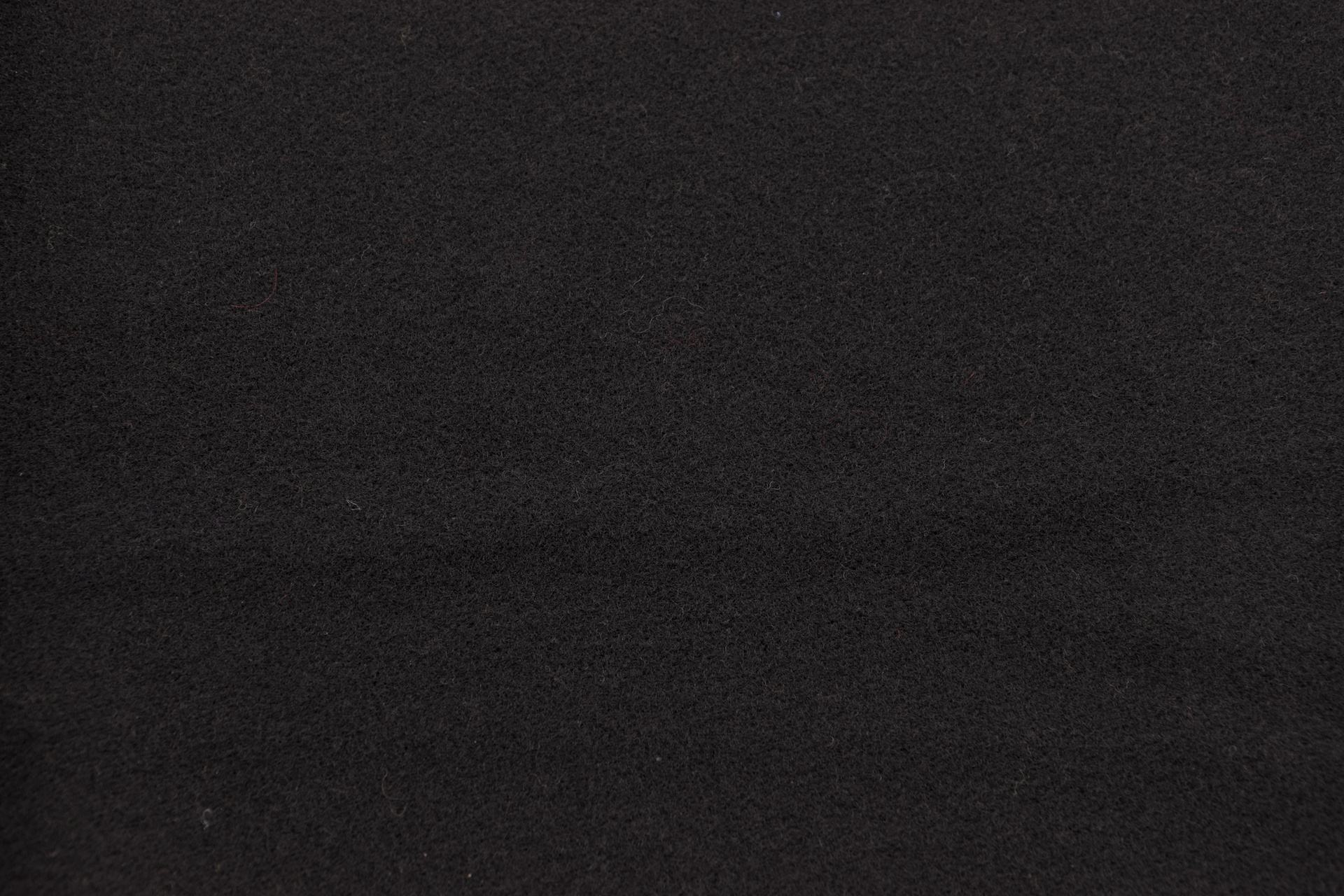 Mantelstoff aus Wolle Schwarz