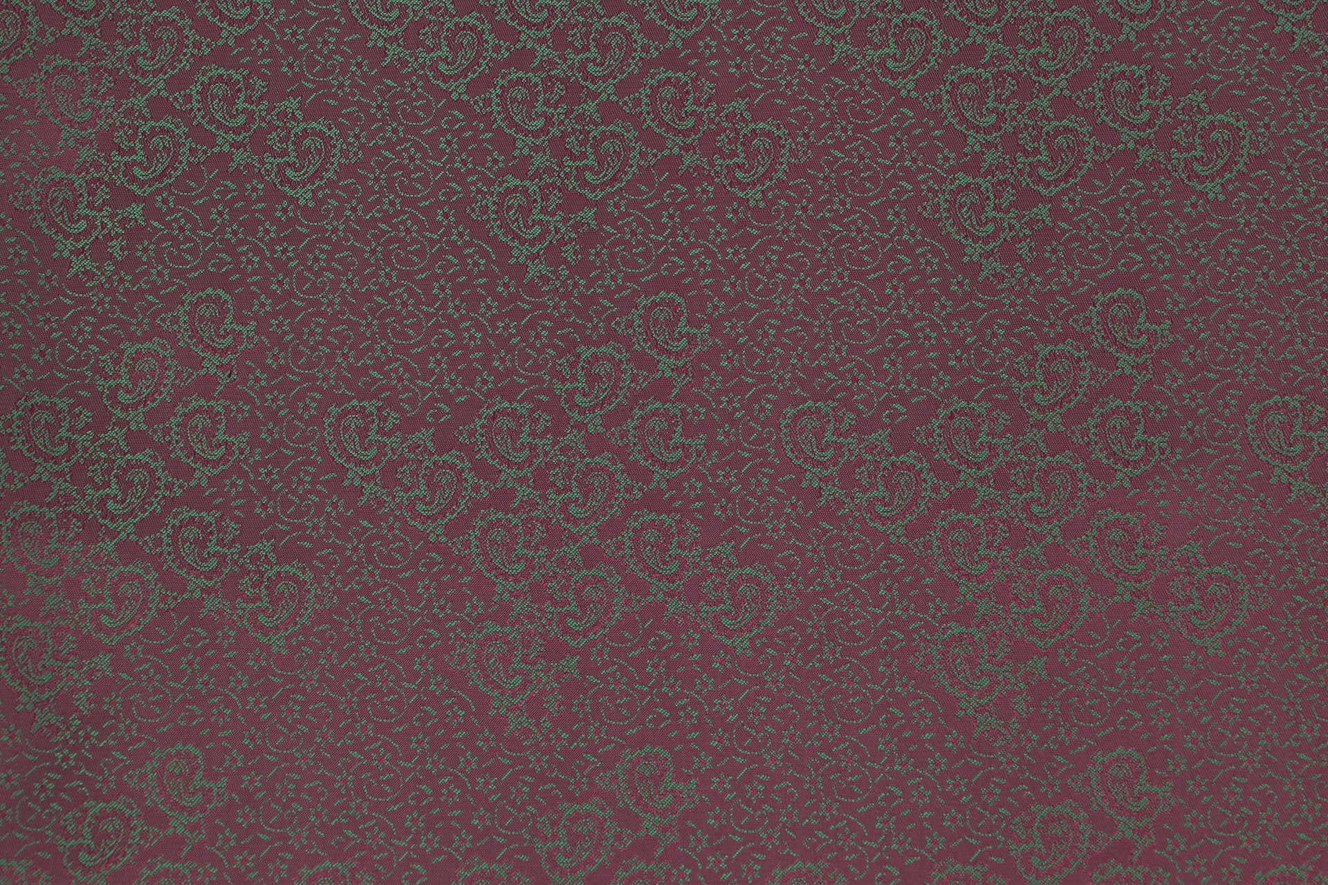 Taft Paisley-Blume Lila-Grün