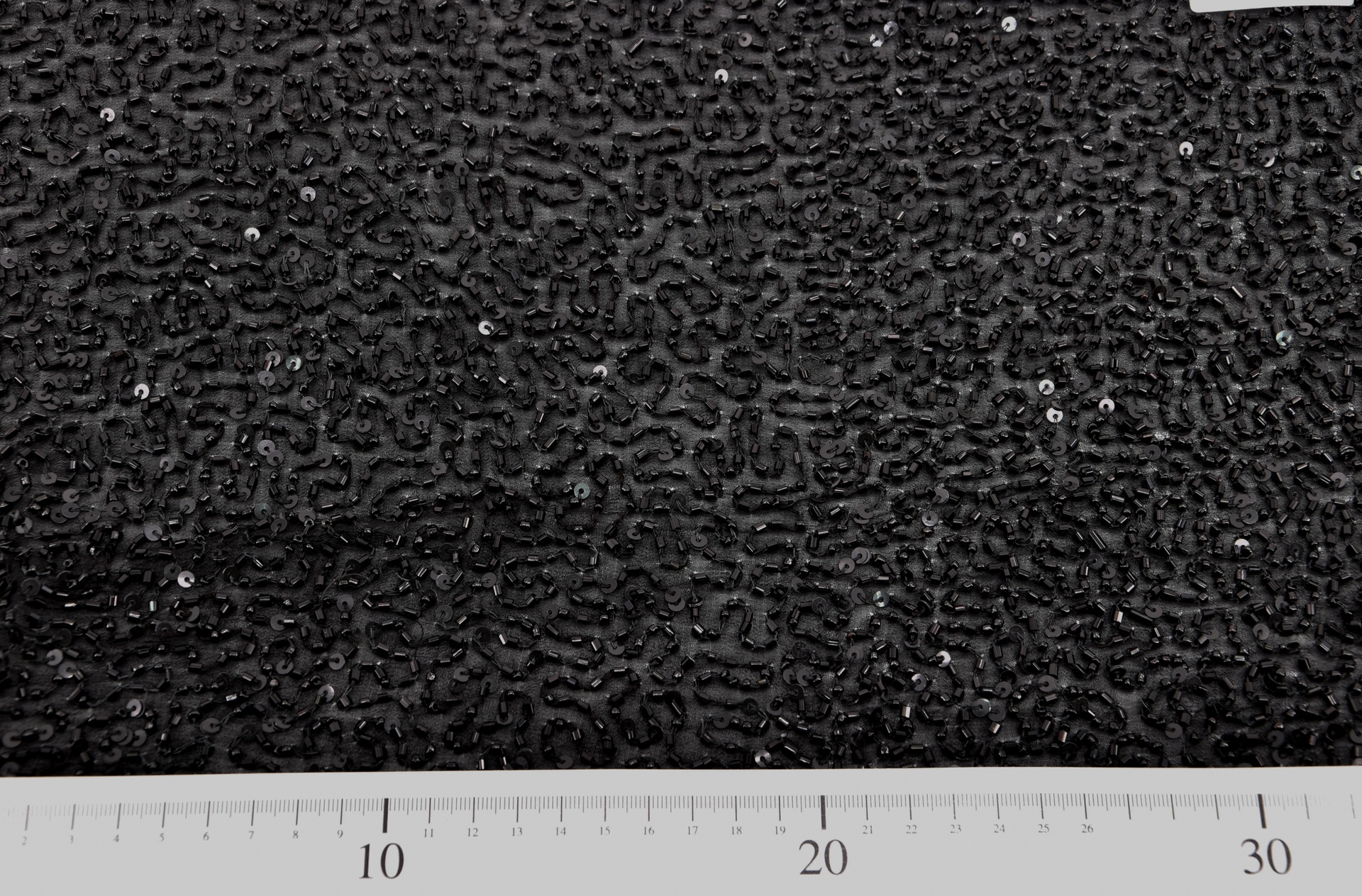 Paillettenstoff Schwarz