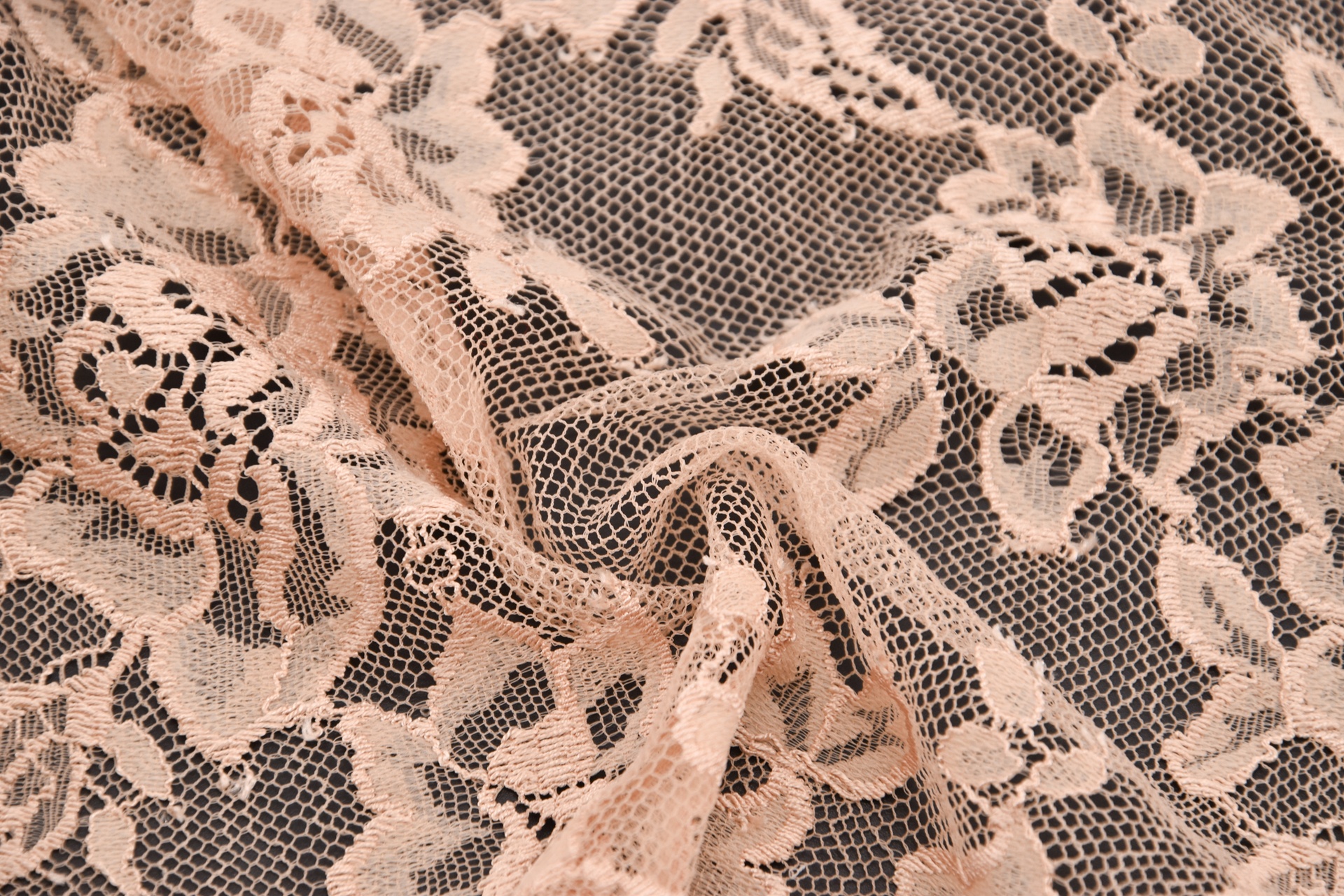 Spitze Beige mit Elasthan