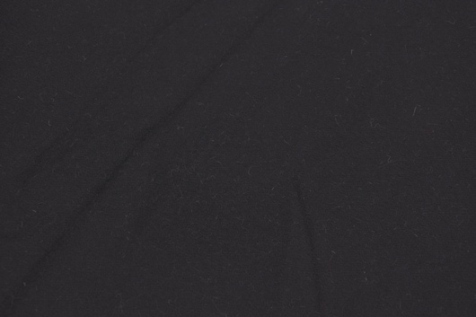 Mantelstoff aus Wolle Schwarz