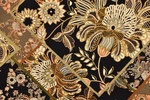 Jerseyprint Patchwork gelb