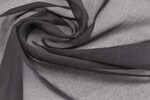 Seidenchiffon Schwarz