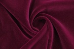 Samt aus reiner Baumwolle "Sonderfarbe" Burgunder