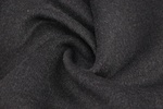 Mantelstoff aus Wolle Schwarz