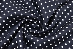 Futterstoff aus Viskose Nachtblau