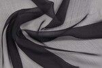Seidenchiffon Schwarz