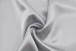 Satinseide Uni Silber