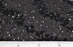 Paillettenstoff Viskose / PL Schwarz