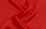 Satinseide Uni Rot