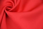 Wollsatin rot gedreht