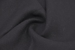 Mantelstoff aus Wolle Schwarz