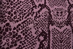 Seide Print Violett crashed
