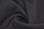 Mantelstoff aus Wolle Schwarz