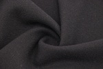 Mantelstoff aus Wolle Schwarz