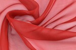 Seidenchiffon Dunkelrot