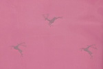 Taft Hirsch rosa grau