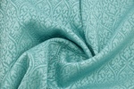 Wollsatin gemustert Dunkelmint