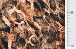 Baumwolle Snake braun Maßband