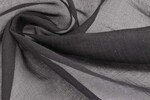 Seidenchiffon Schwarz