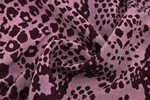Seide Print Violett crashed