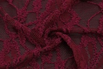Spitze Bordeaux mit Elasthan