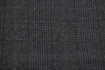 Wolle Cashmere Karier Grau