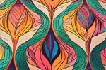 Jerseyprint Viskose Bunt