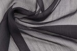Seidenchiffon Schwarz