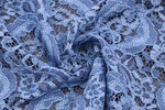 Spitze aus Viskose Taubenblau