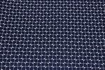 Futterstoff aus Viskose Marine / Weiss