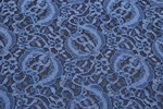 Spitze aus Viskose Taubenblau