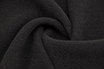 Mantelstoff aus Wolle Schwarz
