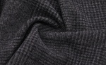 Wolle Cashmere Karier Grau