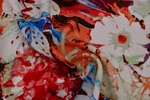 Viskoseprint Mehrfarbig Blumen